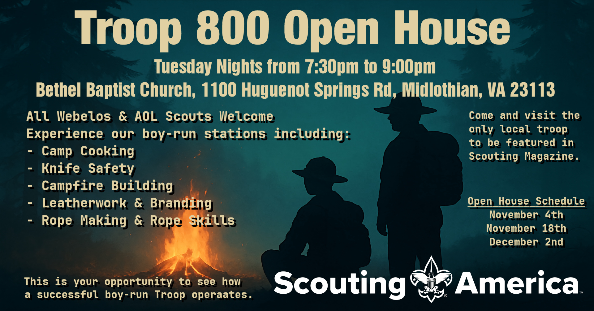 Troop 800 Open House