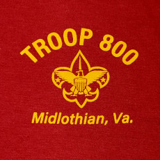 OFFICIAL Troop 800 Red Class B Hooded Sweatshirt
